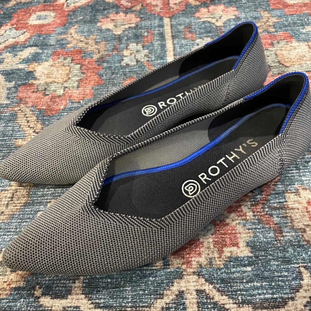 Grey Rothy’s the point, 9.5